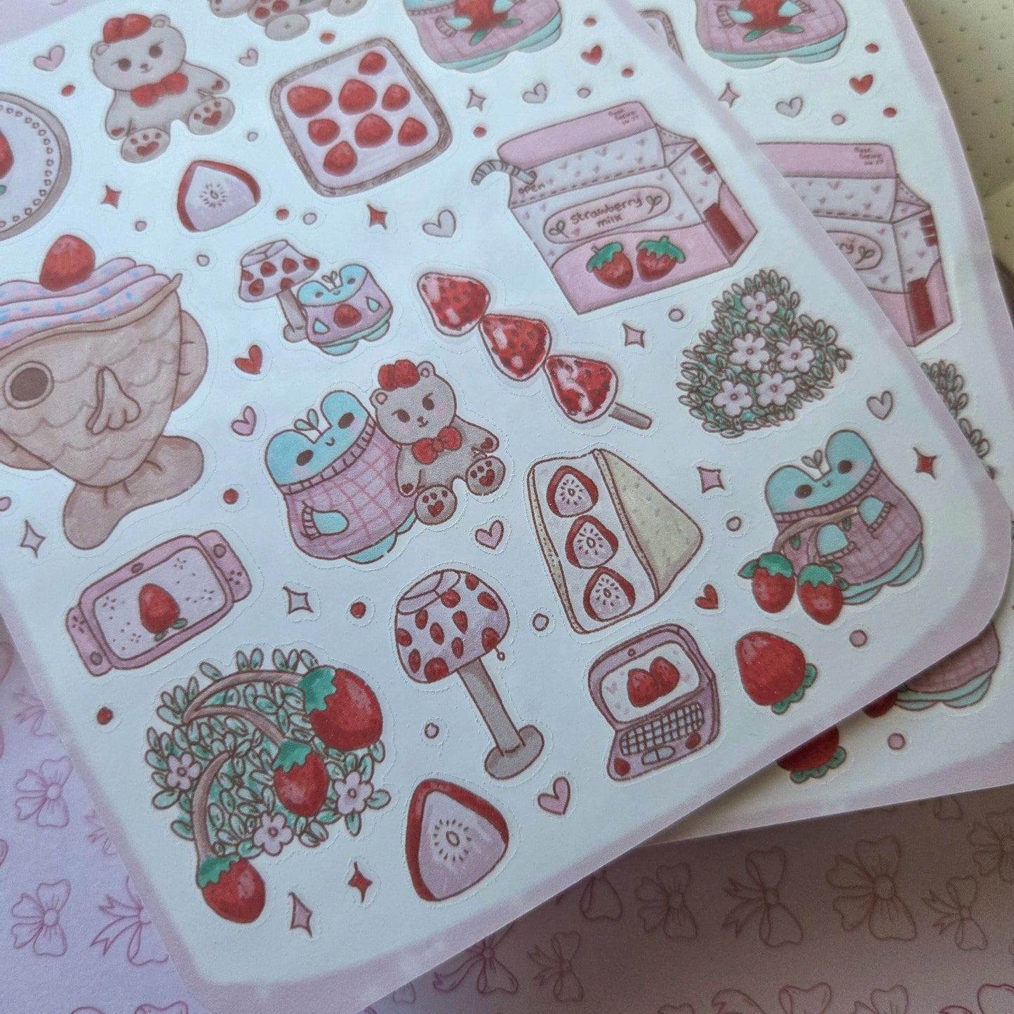 Strawberry Lover Sticker sheet