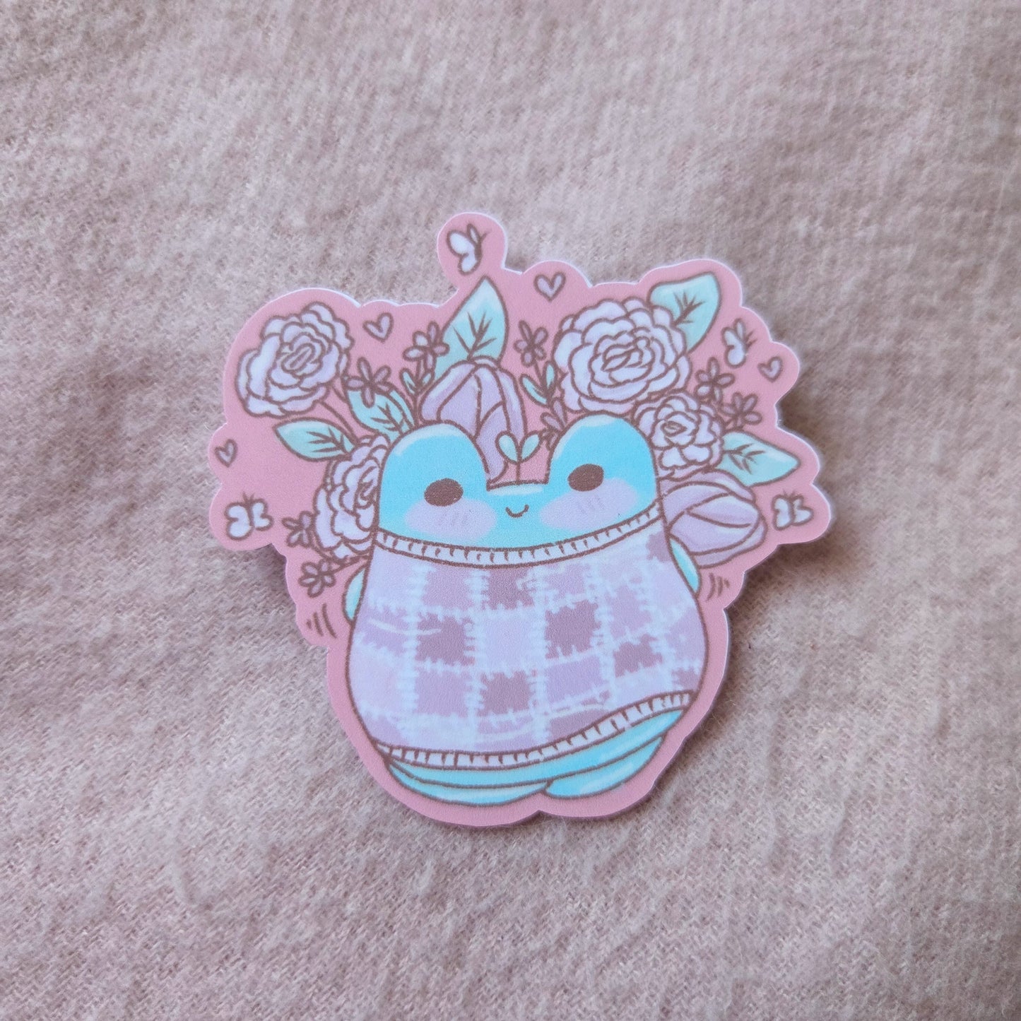 Rose hidden (ssh) frog sticker