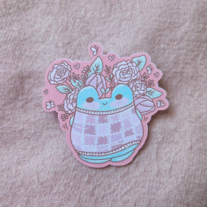 Rose hidden (ssh) frog sticker