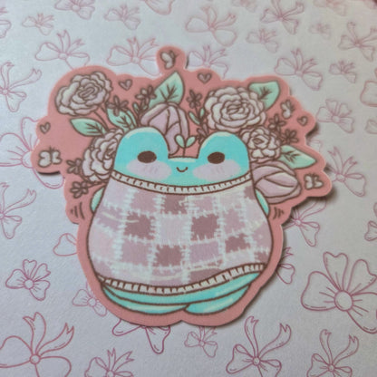 Rose hidden (ssh) frog sticker