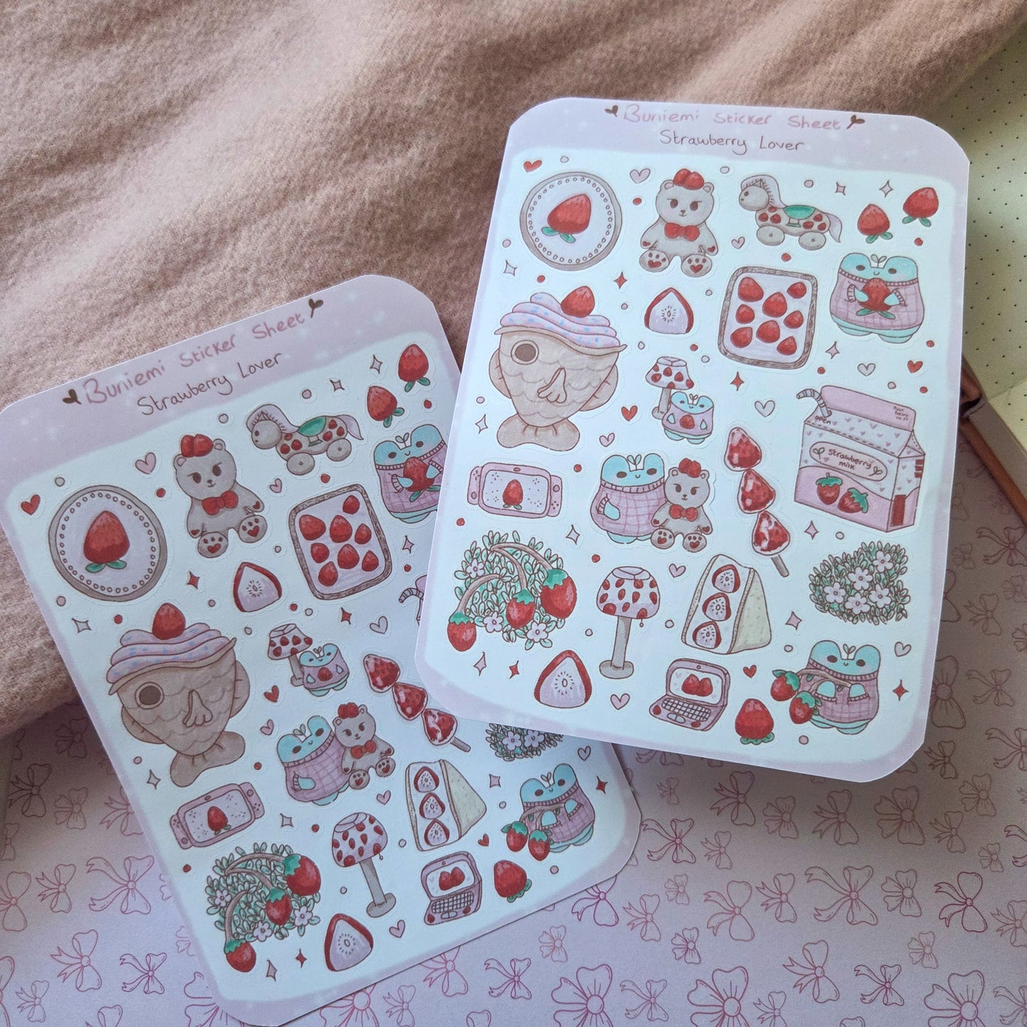 Strawberry Lover Sticker sheet