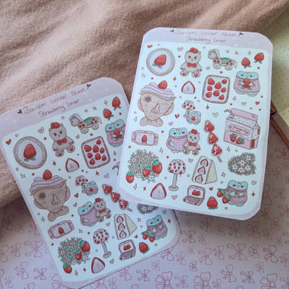Strawberry Lover Sticker sheet