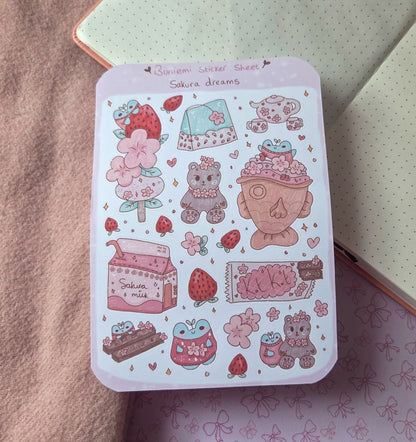 Sakura Dreams Sticker Sheet